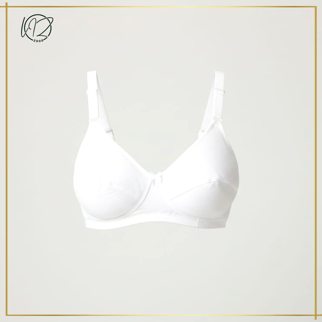 Classic White Wireless Comfort Bra