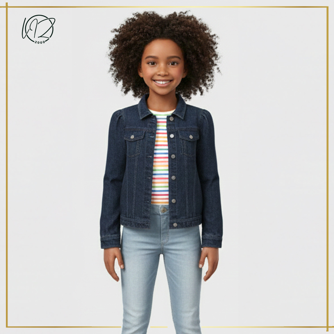 Navy Blue Denim Heritage Jacket