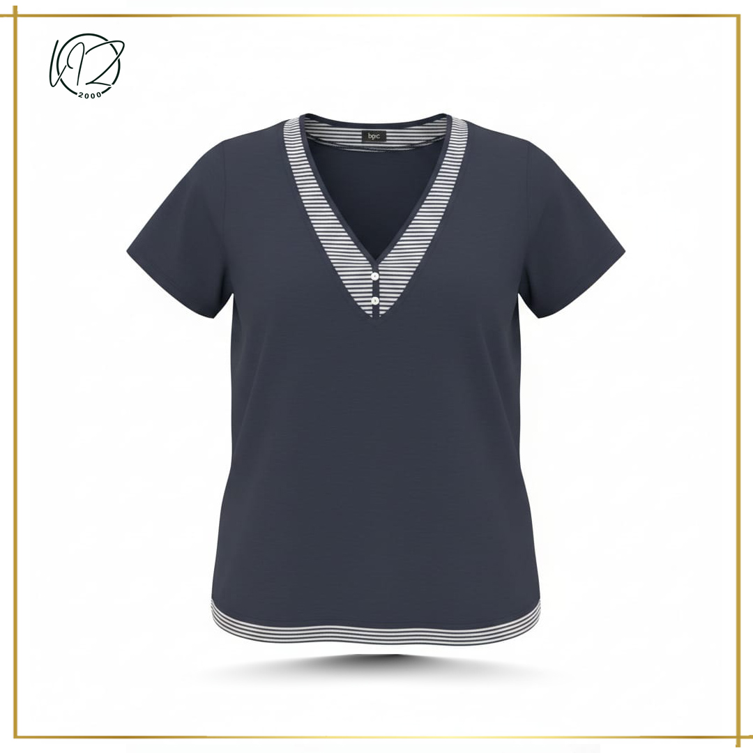 Black Short Sleeve Stylish T-shirt